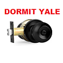 [CERRADURA-211] CERRAD.YALE DORMITORIO NEGRO POMO (16598)