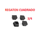 REGATON CUADRADO 3/4" (JGO.  4 UNIDADES)