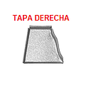 TAPA DERECHA AGUA LLUVIA "GALVALUMEN"