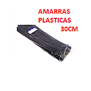 AMARRAS NEGRAS PLASTICAS  30 CMTS