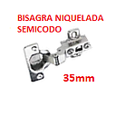 BISAGRA NIQUELADA SEMICODO 35MM   (UN PAR)