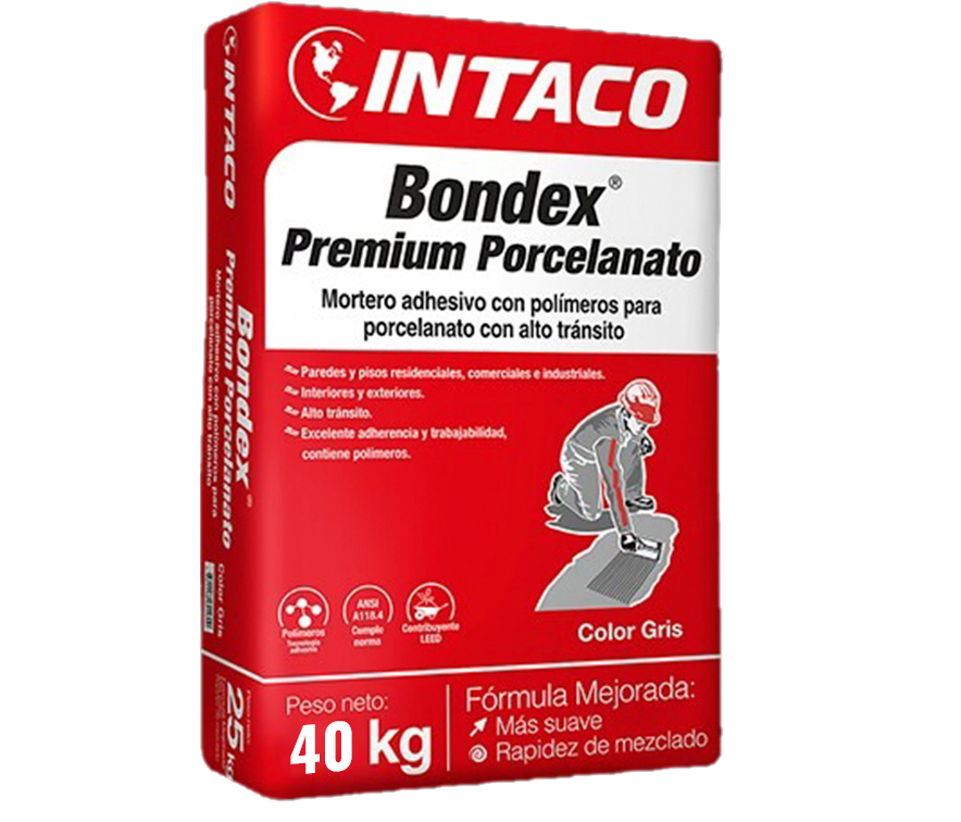 BONDEX  PREMIUN   40 KILOS  PORCELANATO
