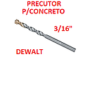 BROCA CONCRETO PERCUTOR  DEWALT  5MM ( 3/16 )