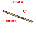 BROCA HIERRO-COBALTO TRUPER HSS 3MM ( 1/8 )