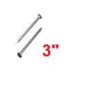 CLAVOS 3"  /  ( 3 X 9 ) ( 75 X 3.80 )