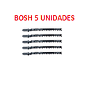 CALADORA JGO. 5 SIERRAS MADERA O/CURVA BOSH