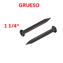 CLAVOS ACERO NEGRO GRUESO 11/4" X 2.5 MM