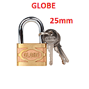 CANDADO   25MM   GLOBE DORADO