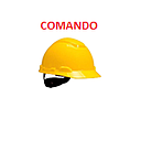 CASCO PROTECTOR AMARILLO COMANDO