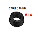 CABLE FLEXIBLE # 14 CABLEC ECON. THHN-FLEX NEGRO -100 MTS