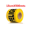 CINTA PELIGRO AMARILLA DE 500 MTS X 13 CMTS