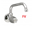 LLAVE COCINA DE PARED CAPRI PICO BAJO FV (420.01/71CR)