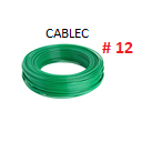 CABLE SOLIDO # 12 VERDE / AMARILLO - 5 MTS