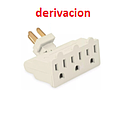 ENCHUFE DERIVACION TRIPLE POLAR 3TO VOLTECK COD.46801