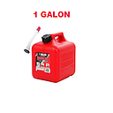 ENVASE ROJO PARA COMBUSTIBLE/GASOLINA 1 GL