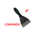ESPATULA MANGO PLASTICO 4" COMANDO