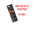 REPUESTO P/ESTILETE  TRUPER JGO. 10PZS