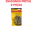 EXAGONOS PRETUL JUEGO 8 PIEZAS