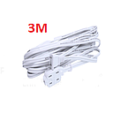 EXTENSION BLANCA POLAR.  3MT  2X16