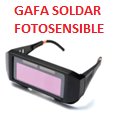 GAFAS DE SOLDAR VERDES-NEGRA DOBLE PROTECCION