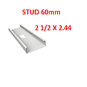 GY  PARED PARANTE  60MM  CON-HUECOS  STUD   2 1/2" X 2.44