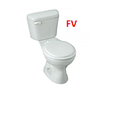 INODORO BLANCO ROMA/MILAN PALANCA/ AHORRADOR FV (115-E-BL)