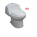 INODORO BLANCO MONACO/ PUSH BOTON FV