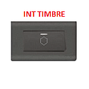 INTERRUPTOR TIMBRE NEGRO AQUA MAVIJU