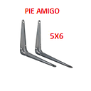 PIE DE AMIGO (UN PAR) 5 X 6