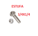 PEES-3/4X1/4     PERNOS ESTUFA
