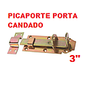 PICAPORTE ZINC PORTA CANDADO 3