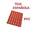 TEJA ESPAÑOLA PVC 4.16 MT X 1.05 NARANJA