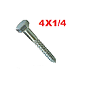 TIRAFONDO 4X1/4  SIMP