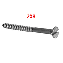 TOMA-2X8         TORNILLO MADERA