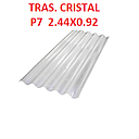 TRASLUCIDO P7 CRISTAL 2.44 X 0.92 MTRS POLICARBONATO