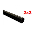 TUB REDONDO DE 2 X 2MM  -  (TR2X2) 6 MTS