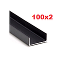 PERFIL CANAL U 100X50X2MM(6MTS)