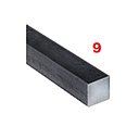 VARILLA CUADRADA 9MM / 3/8   X 6MTS
