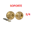 SOPORTE ABIERTO PARA CORTINA 3/4" DE PARED (UN PAR)
