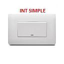 INTERRUPTOR SIMPLE BLANCO VETO "VIVE"