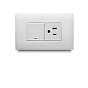 TOMACO + INTERRUPTOR BLANCO  VETO "VIVE"