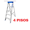 ESCALERA PATA DE GALLO 4 PISOS (1.25MTRS) WADFOW
