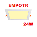 PANEL EMPOTR CUADRADO LUZ CALIDA 24W MAVIJU (IL040418)