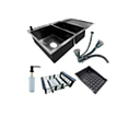 FREGADERO NGR 2 POZO C/FALDON 120 X 50 X 20 (LS-1205DHN)