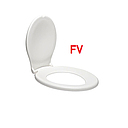 [ACCESORIO-170] TAPA INODORO REDONDO BLANCO FV
