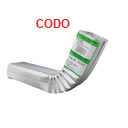 [AGUALLUVIA-001] CODO GALVANIZADO AGUA LLUVIA "ECONOMICO"