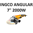 [AMOLADORA-010] AMOLADORA ANGULAR "7" 2400 W INGCO (UAG200018) 1 AÑO GARANTIA FAB