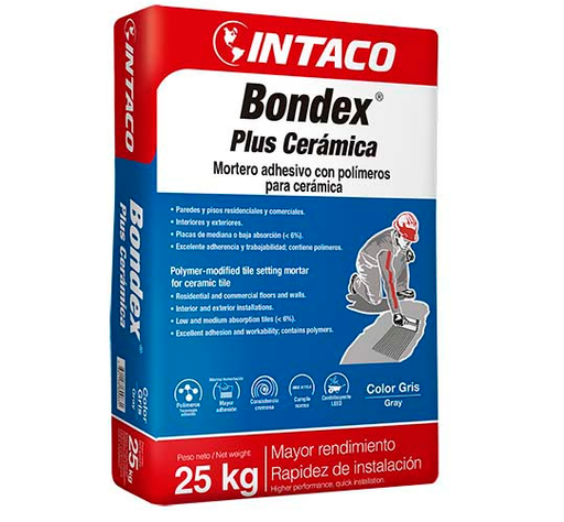 [INTACO-805] BONDEX  PLUS  INT. 25 KG ( iva 5%)