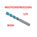 [BROCA-358] BROCA MULTICONSTRUCCCION BOSH  6MM  ( 1/4 )