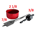 [BROCA-990] BROCASIERRAS MADERA-ALUMINIO-PLASTICO AKZI 3 PIEZAS